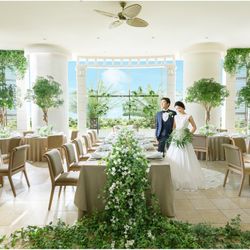 【水曜限定*150万優待】海見え会場×挙式&ドレス体験×和牛試食