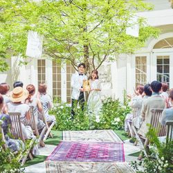 【式場見学が初めての方に◎】貸切邸宅全館見学で貸切W&ふたりらしいW魅力体験