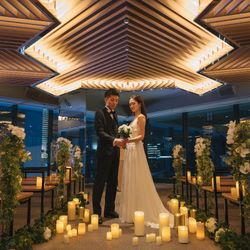 人気【1件目の式場見学限定】洗練チャペルの挙式プレゼント×銀座口コミNO.1試食