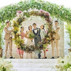 【ナチュラル婚】緑水光カジュアル挙式×プライベートガーデン