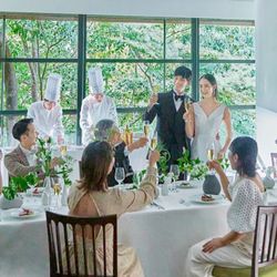 WeddingNews限定★祝日BIGフェア【1件目来館特典で挙式料金最大全額&前撮り&豪華特典6万ギフト&ドレス20万円】ドレスが映える憧れチャペル×貸切邸宅&ガーデン体験《午前来館で》近江牛含む贅沢3万無料試食
