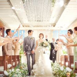 【AM来館限定★前撮り特典付き】感動挙式体験×贅沢フレンチ試食