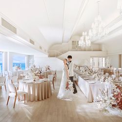 祝日限定【口コミNo.1美食】糸島フレンチ豪華試食×来館7.8万円特典*海に囲まれた夢の舞台で花嫁体験