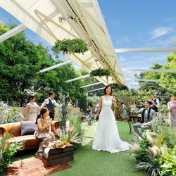 【憧れ花嫁体験★ガーデン演出×A5和牛試食×最大150万特典】