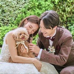 【大切なペットと一緒に】挙式＆披露宴どちらもOK！