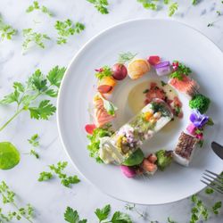 【料理重視派】和牛×オマール海老の食べ比べスペシャリテ試食×料理ランクUP特典