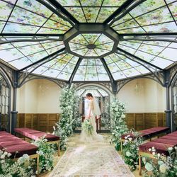 ＼年末大感謝祭☆挙式料0円×豪華黒毛牛試食付き／360度円形チャペル×貸切邸宅プライベートおもてなしW