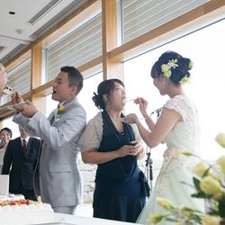 モエレ沼公園 ガラスのピラミッドの披露宴会場・演出写真11枚目