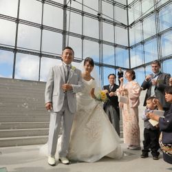 モエレ沼公園 ガラスのピラミッドの挙式会場・演出写真8枚目