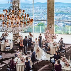 【1月は平日SPフェア★熊本県１位】天空の大聖堂×黒毛和牛ロース＆金目鯛の贅沢３万円コース試食＊1軒目見学特典あり