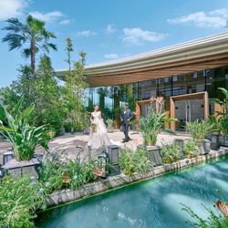 【憧れプール付ガーデン】絶景リゾート×緑*光の感動挙式×試食