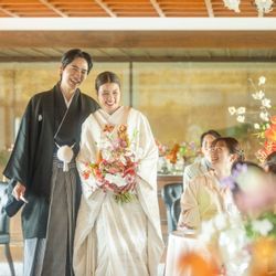 【少人数のお食事会に】緑あふれる名庭を望む1日1組棟邸宅を貸切にして大切なご家族を丁寧にもてなす家族婚