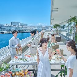 ＜花嫁体験◎宿泊券×衣裳優待＞ブランドドレス試着×絶景体験