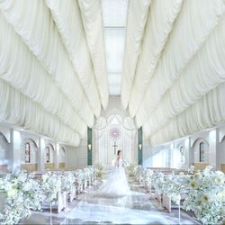 【*3万円コース試食*＆ギフト付き】大聖堂×３D演出×ドレス