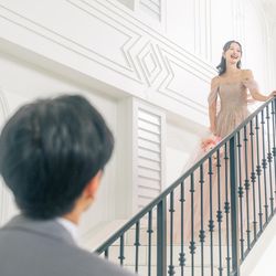 【憧れドレス特典付】初見学も安心♪大階段入場体験×豪華試食