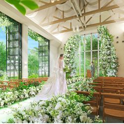 GW初日限定！＼最大145万*3万GIFT／新Flowerチャペル*憧れ花嫁×絶品LIVEコース試食