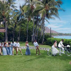 ザ・モアナチャペルの披露宴会場・演出写真6枚目