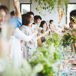 泊まれる公園 INN THE PARKの披露宴会場・演出写真27枚目