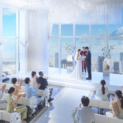残▲【150万優待＆最大3万ギフト】駅直結*絶景チャペル体験×選べる会場