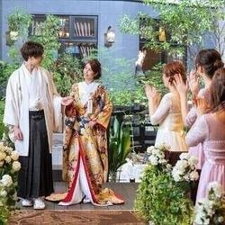 《庭園挙式ORチャペル挙式》【来館でアマギフ1万など最大7万ギフト×最大150万特典】緑溢れる庭園挙式OR自然光注ぐ煌めきチャペル＆モダン貸切邸宅見学×4万円相当フルコース試食付◎