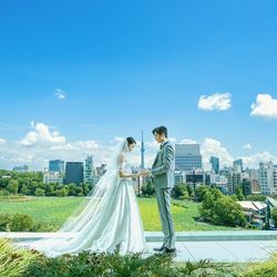 残3【GW限定＊Amazon1万円付き】スカイツリー望む絶景チャペル×豪華コース試食