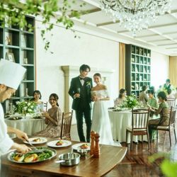 残3*【衣裳3着付＆料理特典】緑溢れる貸切邸宅＆三ツ星食べ比べ試食◆15大特典～シーズン特典など最大150万円の特典付き～おもてなし・料理重視にもおすすめフェア！