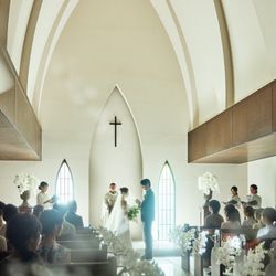 【150万特典＆衣裳3着付】温もり感じる本格教会で上質W*絶品試食