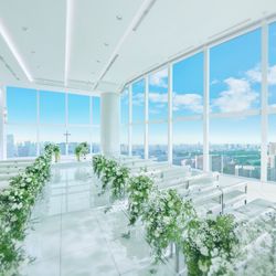 【SPフェア*1.6万GIFT】＼絶景天空チャペル＆貸切レストランウエディング相談会／絶品スペシャリテ雲丹のフラン＆特選牛豪華試食×地上215mの絶景チャペル体験×最大120万豪華特典