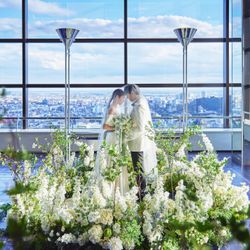 【直前W応援&安心サポート】準備期間最短3か月◎天空チャペル×絶品試食*限定特典