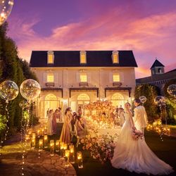 ＼祝日限定*花嫁ALL体験／ガーデン付き白亜の邸宅×憧れドレス試着×国産牛試食