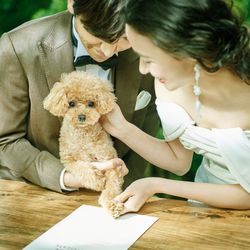 ペット婚5大優待◆平日限定ペットと個室で安心◆リングドック体験&ワンちゃん料理付♪黒毛牛コース