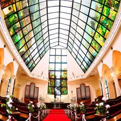 クラシカルな雰囲気のチャペル見学＆季節のタルト付相談会