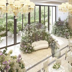 ＼水曜SP*最大160万／花溢れる大聖堂×憧れドレス体験×豪華試食