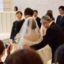 パパから新郎の元へ