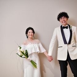 手繋ぎバージョン。この辺りから少し緊張が解けてきましたねーー笑
やっと！！