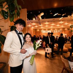 トランクBAR。この日、式だったほかのゲストさん達も
ワイワイしてましたね!!
良い気分でしたw