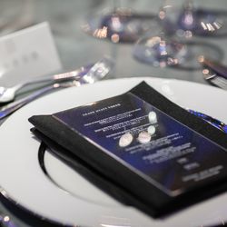 メニュー表はアクリルに