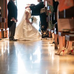 新婦入場
母とのヴェールダウン