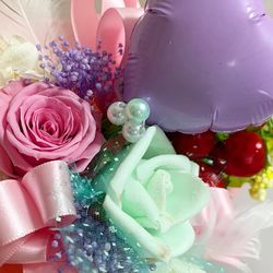 手作りパルタージュブーケ(ブーケトス)