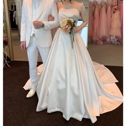 ドレス試着👗@Amtteliebe
ミカドシルクのとろっとしたドレス✨