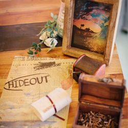 welcomeスペースの装飾