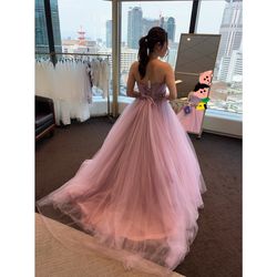 ドレス試着👗@Amtteliebe
パープルって全然頭になかったけど、
意外とアリかな?って思えて新しい発見でした✨