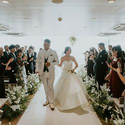 アマンダンブルー鎌倉（AMANDAN BLUE 鎌倉）で挙げたenco__29さんの結婚披露宴・挙式カバー写真1枚目