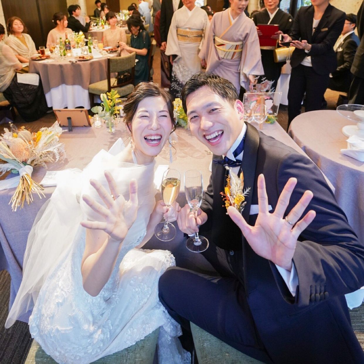 披露宴パーティのカバー写真
