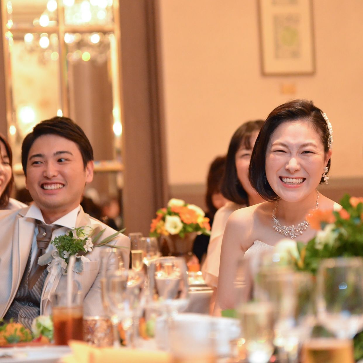 披露宴パーティのカバー写真