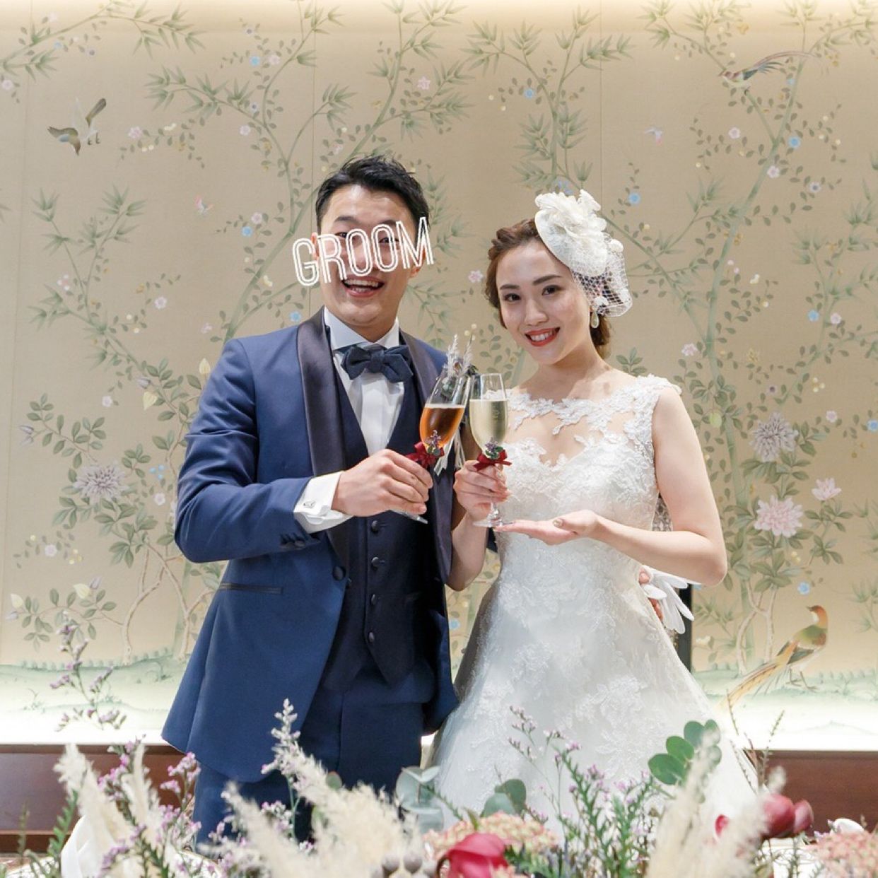 披露宴パーティのカバー写真