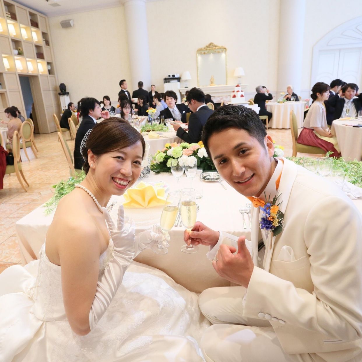 披露宴パーティのカバー写真