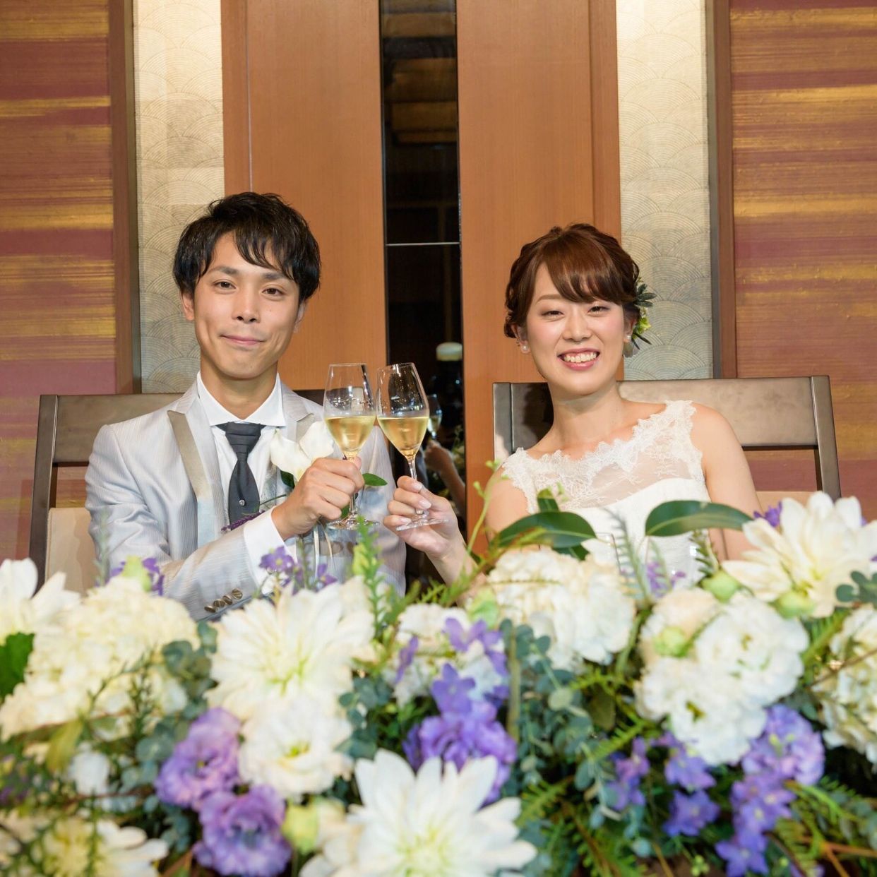 披露宴パーティのカバー写真