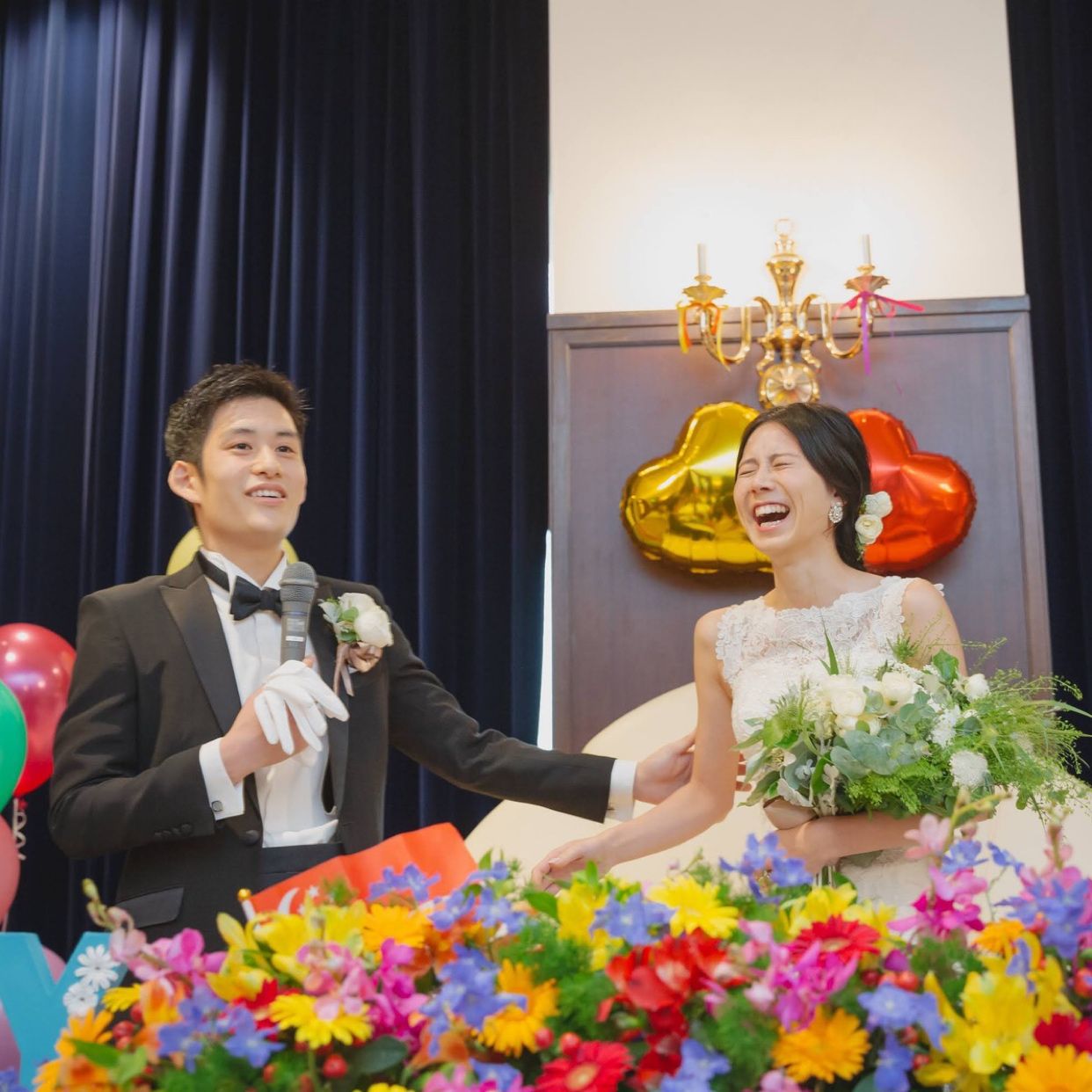 披露宴パーティのカバー写真