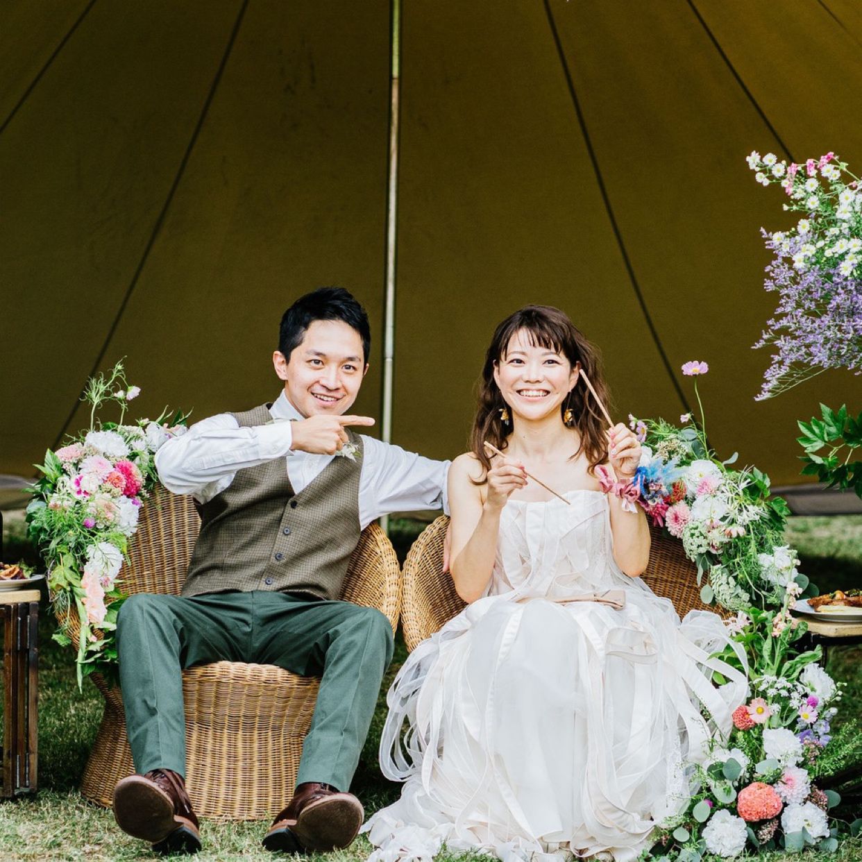 披露宴パーティのカバー写真